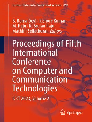 cover image of Proceedings of Fifth International Conference on Computer and Communication Technologies